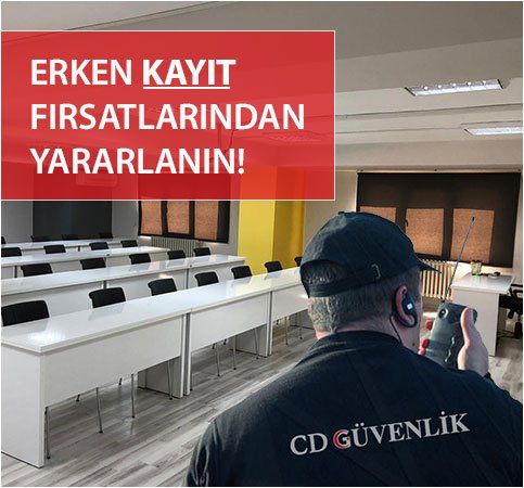 Özel Güvenlik Kursu Erken Kayıtlarımız Başlamıştır